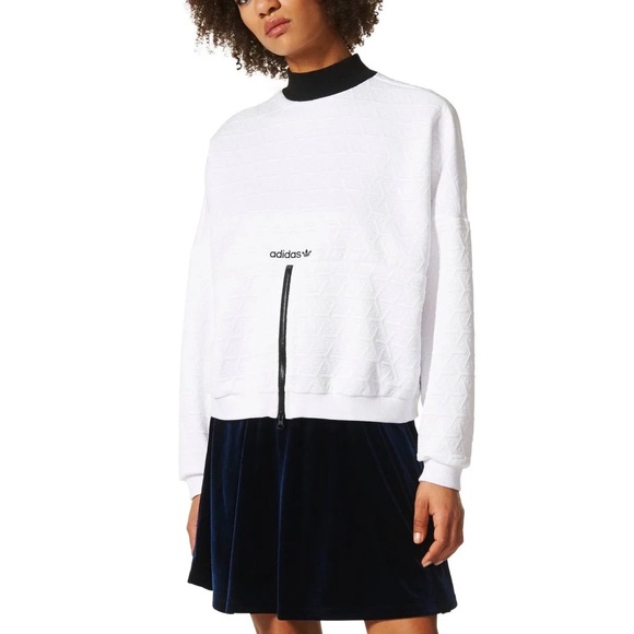 adidas Sweaters - Adidas Half Zip Trefoil Sweatshirt